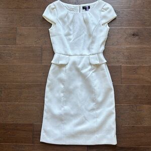Tahari white business dress size 2